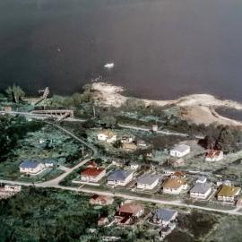Aerial view of Moana, 1950s