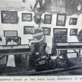 Intercolonial Exhibition Hokitika 1923 - 24. Reefton Exhibit.