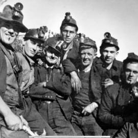 James (Jimmy) Hannah at Denniston coalmine