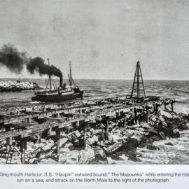 Mapourika Stranded Cobden Beach 1898 *PHOTO ALBUM*