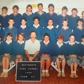 Greymouth High School. Form  3 - 6.1989.
