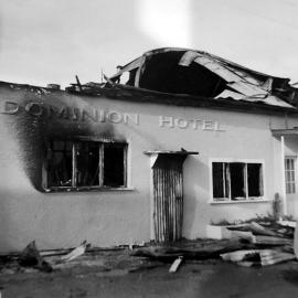 Dominion Hotel fire. Now the Ikamatua Hotel.