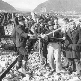  ALBUM - The Kaponga wrecked on the Grey bar. 29th May 1932. 