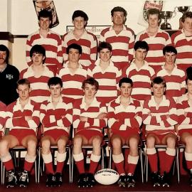 West Coast Rugby Football Union - South Island under 16 Tournament.1988.