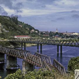 The two Bridges - Greymouth.1963.