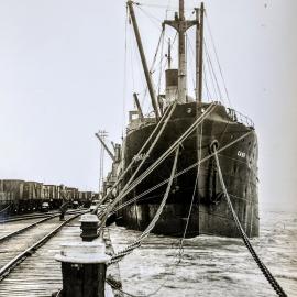 Ship the Gabriella on Grey River during flood