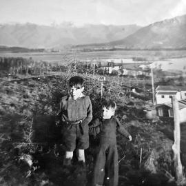 Dan and Michael Dense lake Brunner. 1961.