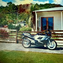 Marsden Road Greymouth, looking towards the Omotumotu Bush walk. 1990.