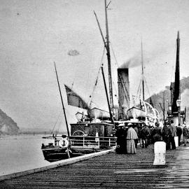 Port of Greymouth.1890`s.