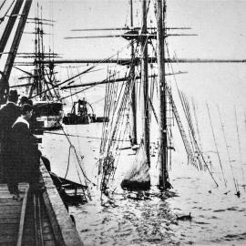 Port of Greymouth.1890`s.