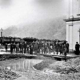 Mawhera Quay after a flood