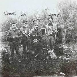 Gang of workers putting up the towers along inland from the coast area towards the Lyell *PHOTO ALBUM*