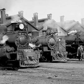 Locomotives AB 722, C 848, UB 332, and JA1253, Christchurch