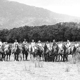 Buller Light horse club up at Howard Williams ,Te Kuha.
