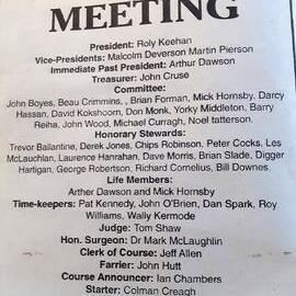 Greymouth cup meeting