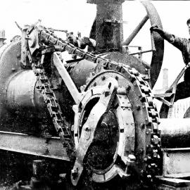 Single drum log hauler made by Davidsons in Hokitika.