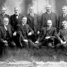 Members of Greymouth Harbour Board .ca.1915.