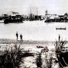 Hokitika port .1860s.