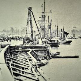 Hokitika port 1860s
