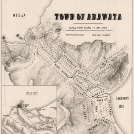 1800s road plan (map) Arawata