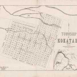 1800s road plan (map) Kokatahi
