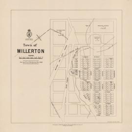 1880`s road plan (map) Millerton
