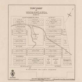 1800s road plan (map) Waimangaroa