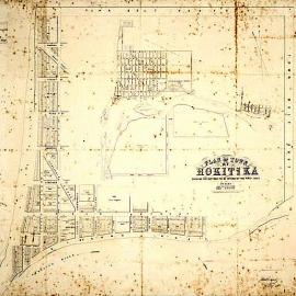 1800s road plan (map) Hokitika