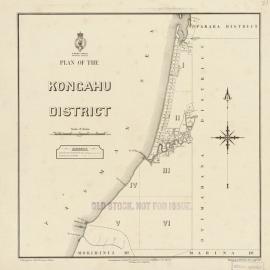 1880s road plan (map) Kongahu Oparara