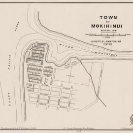 1800s road plan (map) Mokihinui