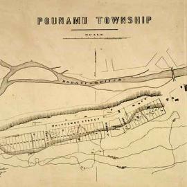 1800s road plan (map) Pounamu