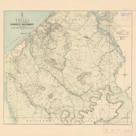 1800s road plan (map) Totara district