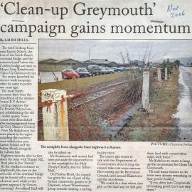 Clean up Greymouth campaign and building demolitions *PHOTO ALBUM*