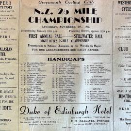 Greymouth Cycling Club 1952