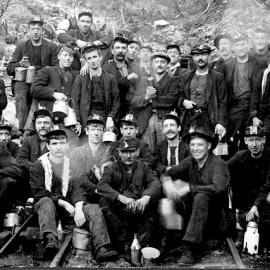 Group of Coalminers - West Coast.ca.1900.