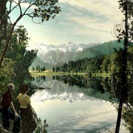 Lake Matheson.ca.1950.