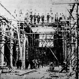 St Patrick's Catholic Church Greymouth. Opened 1888. Spire and Bell Tower added 1906.