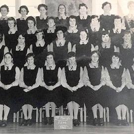 St Mary's school  Forms 5 - 6, Greymouth .1960.