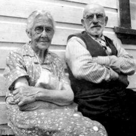 Jimmy Donovan and his wife, Okarito.1954.