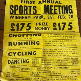 Runanga Workingmen's Club first annual sports meeting, 1953