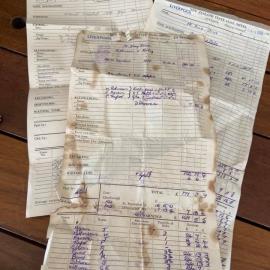 Old Liverpool mine pay sheets