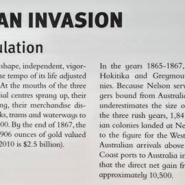 The Australian invasion - the 1867 population.  - ALBUM -