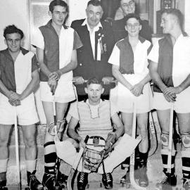 Roller Hockey Skating Team  in Greymouth.1950`s
