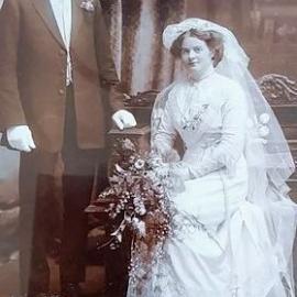 Valentine and Ethel Armstrong family photos.