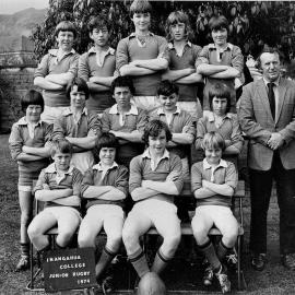 Inangahua College Junior rugby. 1974.