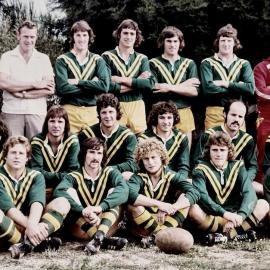 Greymouth Rugby  League Football Club - Easter tournament team.1977.