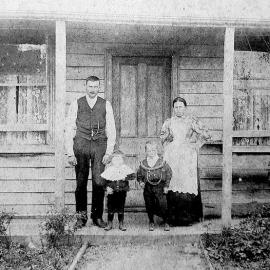  William and Margaret (nee Maher) Marks with Thomas Marks, Ross. 