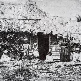  Westlands First Farmhouse - Mackley's homestead at Waipuna.ca.1870.  - 2 PHOTOS -