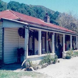 The old Newton Hotel, Buller Gorge . 1987.   - 2 PHOTOS -