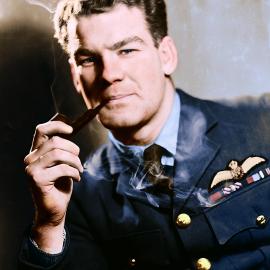 Wing Commander Alan Deere,1944  - born in Westport, New Zealand, in 1917.